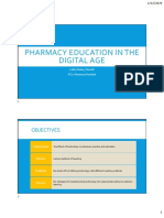 Pharmacy Education in The Digital Age
