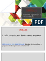 1.2.-La Extensión Rural, Instituciones y Programas