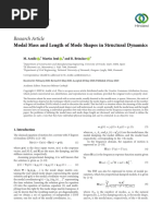 Modal Mass and Length of Mode Shapes in Structural Dynamics