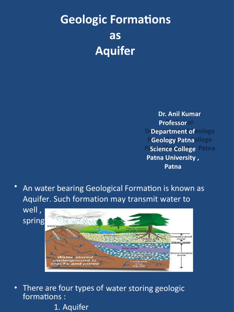 Understanding Aquifer Formations | PDF | Aquifer | Sedimentary Rock