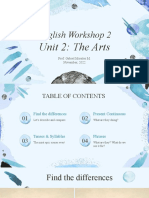 Explore the Arts in English Workshop 2