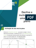 Inclinação de retas no plano