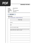 Drainage Fixture Calculator