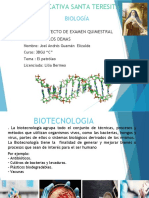 Proyecto de Examen de Biologia