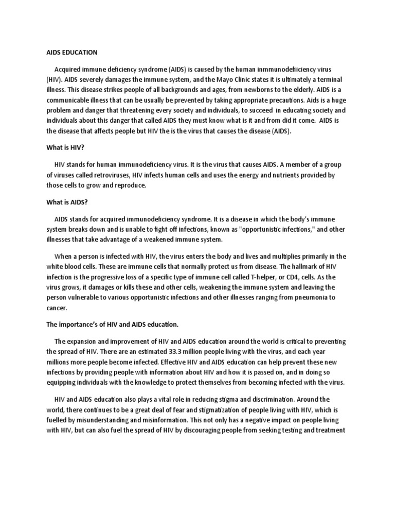 Ethics Aids Assignment PDF Hiv/Aids Prevention Of Hiv/Aids