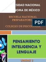 Pensamiento Inteligencia y Lenguaje