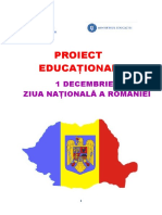 proiect educational- 1 decembrie 2022