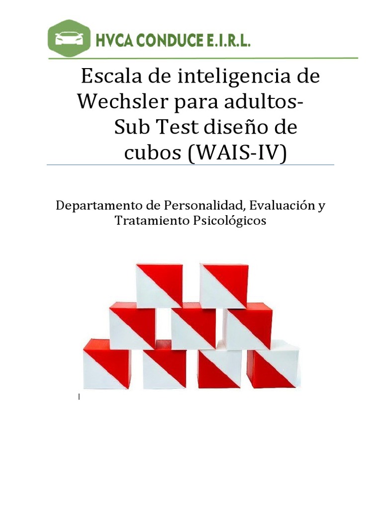 WAIS-IV: Evaluación de Inteligencia Adultos | PDF | Escala de ...