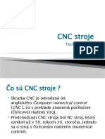 CNC Stroje