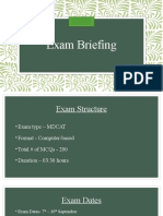 MDCAT Exam Briefing: Structure, Dates, Centers & Protocols