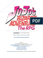 JoJo's Bizarre Adventure - The RPG