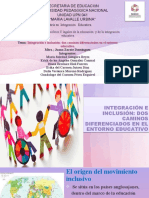 INTEGRACIÓN E INCLUSIÓN: DOS CAMINOS DIFERENCIADOS