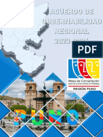 Acuerdo de Gobernabilidad Puno 2023 2026 Completo