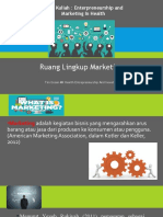 Ruang Lingkup Marketing