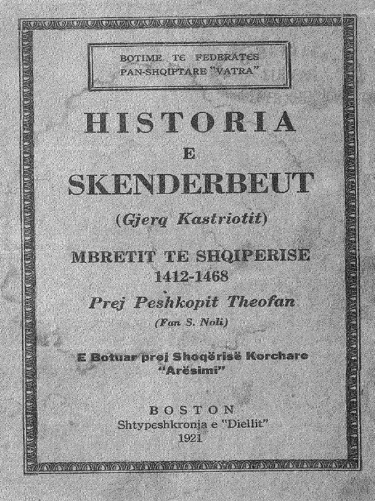 Historia e Skenderbeut | PDF