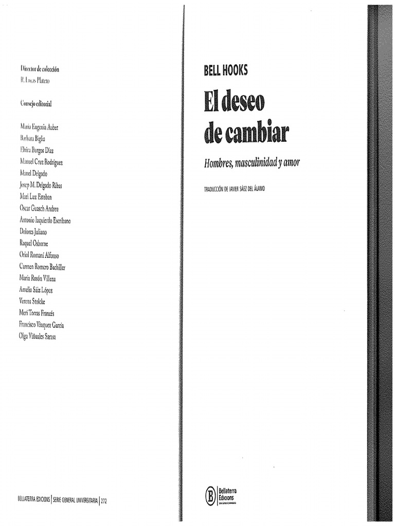 Bell Hooks El Deseo de Cambiar PDF