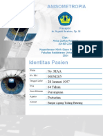 Case Report Anisometropia Dr. Aryanti Ibrahim, SP.M - Anisa Zulfiya Rahmah-2018012206