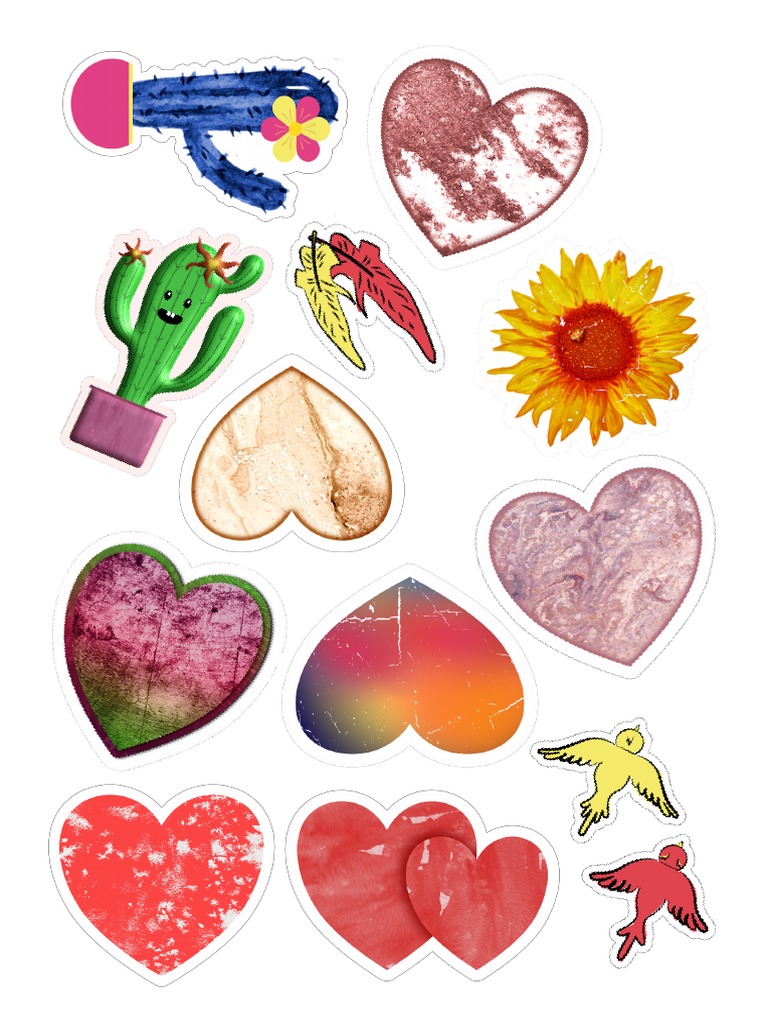 2 Stickers Aesthetic. | PDF