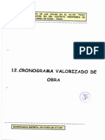 Cronograma Valorizado de Obra