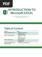 [Module 1] Introduction to Excel