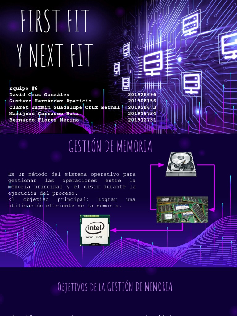 Algoritmo First Fit en Gestión de Memoria | PDF | Almacenamiento de ...