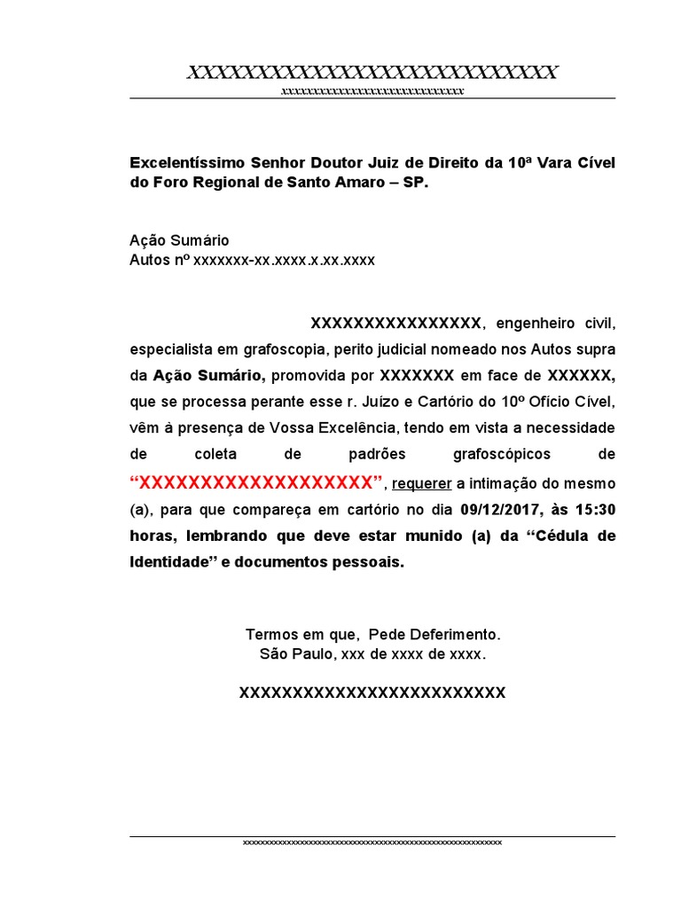 Peticao Intimacao | PDF