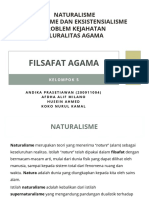 Naturalisme Humanisme Dan Eksistensialisme Problem Kejahatan Pluralitas Agama