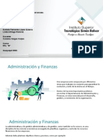 Administracion y Finanzas