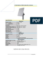 Triple Polarization 5.125-6.1 GHz MIMO Subscriber Antenna