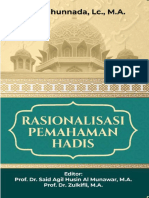 Rasionalisasi Pemahaman Hadis - Dr. Fatihunnada, LC., MA - Buku ISBN