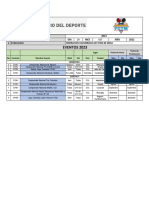 Calendario FCTM 2023