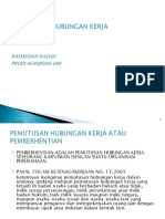 Pemutusan Hubungan Kerja