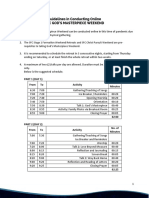 1e Guidelines in Conducting GMW Online