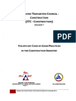 Ro7 Voluntary Code of Good Practices in the Construction Industry