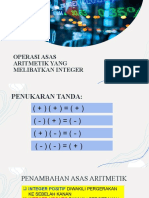 Operasi Asas Aritmetik Yang Melibatkan Integer