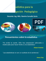 Estadistica para La Investigacion Pedagogica