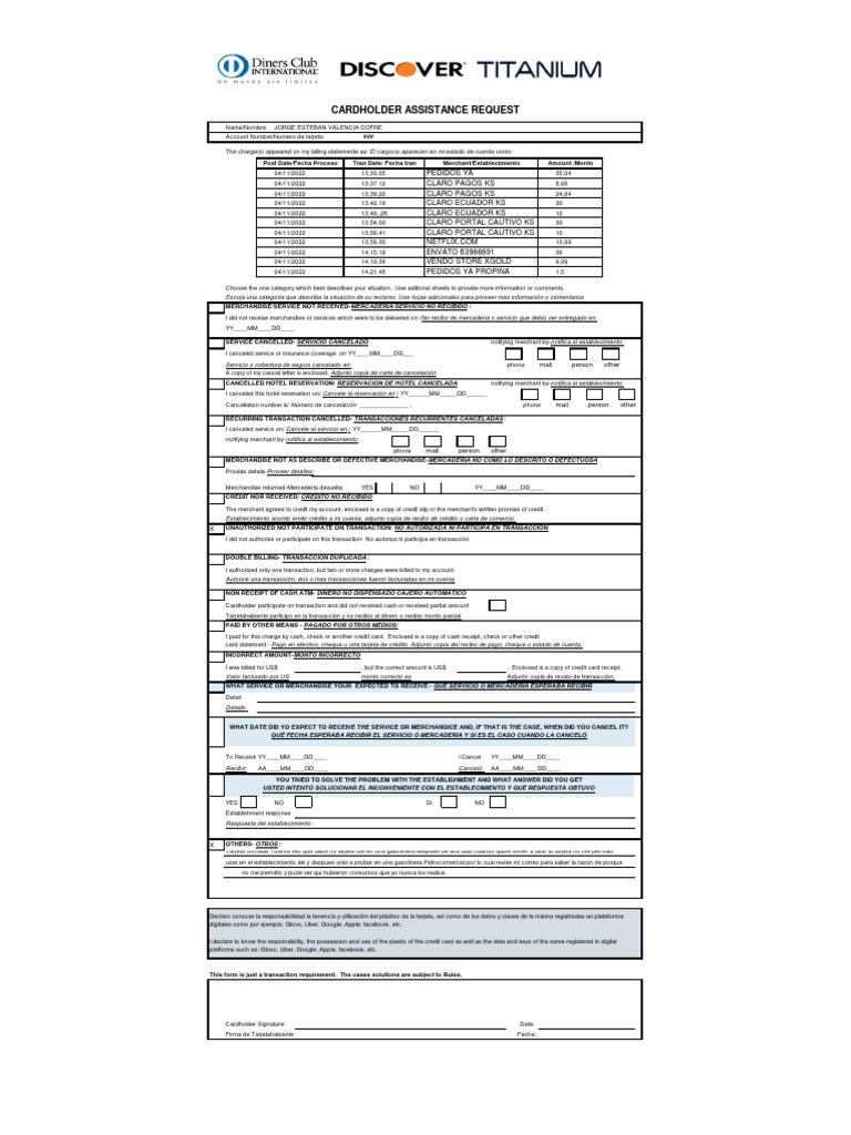 Form Rec 1 | PDF | Tecnología financiera | Finanzas y dinero
