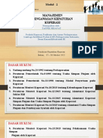 Modul - 2 Menejemen Pengawasan Kepatuhan Koperasi