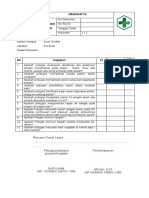 Daftar Tilik IMUNISasi TD