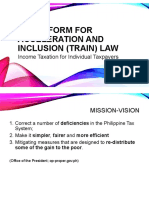 Train Individual INCOME TAX