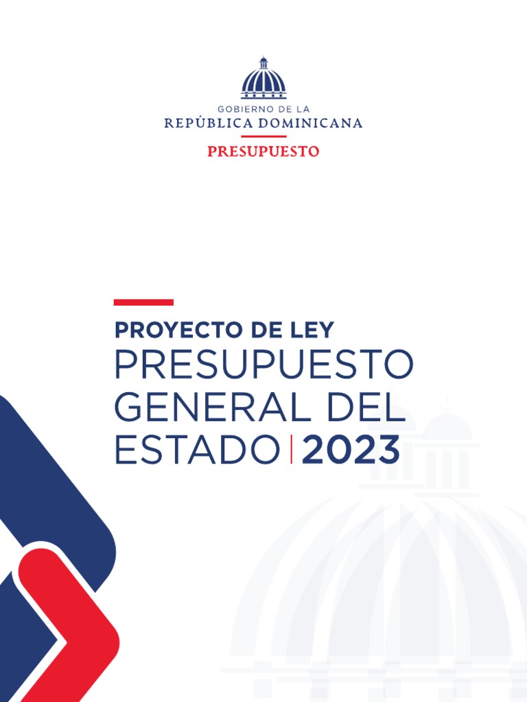 Presupuesto General del Estado 2023 | PDF | Presupuesto | Presupuesto ...