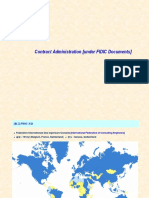Contract Administration (Under FIDIC Documents)