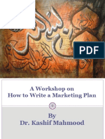 How To Write A Marketing Plan