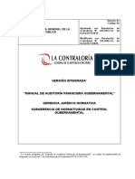 Auditoría Financiera Gubernamental