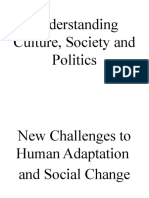 New Challenges To Human Adaptation