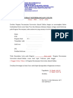 Surat Keterangan Lulus 2