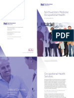 Northwestern Medicine Occupational Health Brochure