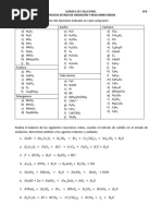 Ejercicios Redox y Unidades de Concentración