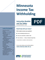 MN Income Tax Withholding Booklet 2023