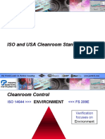 ISO and USA Cleanroom Standards